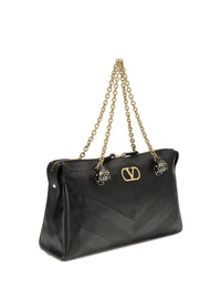 VALENTINO GARAVANI Valentino Garavani Women Panthea Chevron Medium Shoulder Bag R