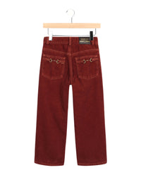 Gucci Unisex-Child Horsebit Corduroy Pants