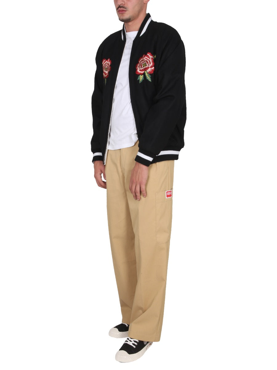 KENZO Kenzo Men Double Face Bomber Jacket "France Japan"