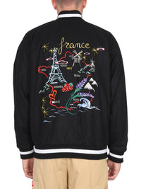 KENZO Kenzo Men Double Face Bomber Jacket "France Japan"