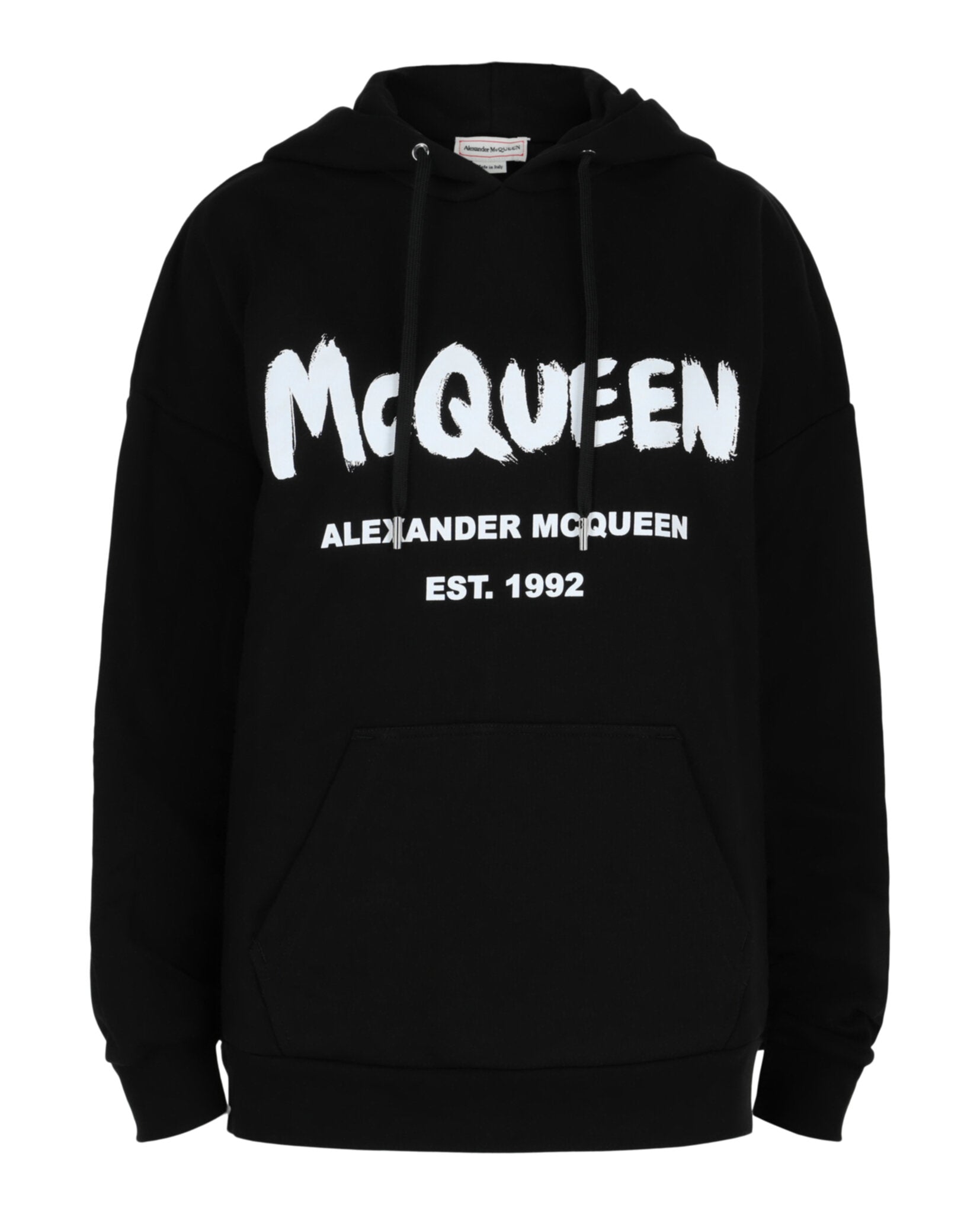 Alexander McQueen Womens Graffiti Logo Hoodie