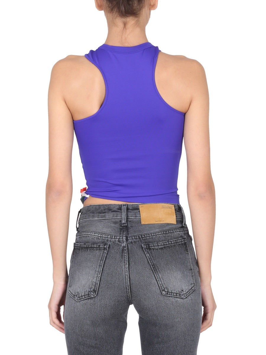 Off-White Women Top With Embossed Logo
