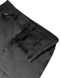 Dolce & Gabbana Gray Cotton Stretch Mid Waist Denim Mini Women's Skirt