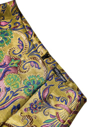 Dolce & Gabbana Multicolor Floral Jacquard Mid Waist Mini Women's Skirt