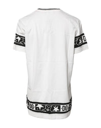 Dolce & Gabbana Dolce & Gabbana White #DGMillennials Cotton Crewneck Women's T-shirt
