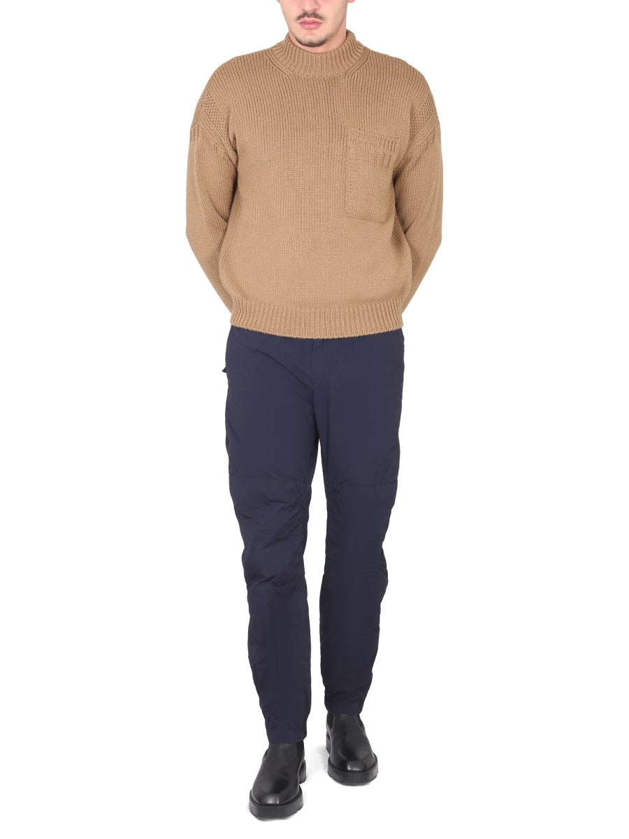 Ten C Men Turtleneck Shirt