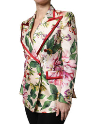 Dolce & Gabbana Dolce & Gabbana Multicolor Floral Double Breasted Women's Jacket