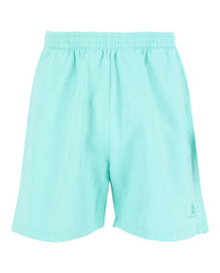 Balenciaga Mens Logo-Detail Embroidered Sweat Shorts