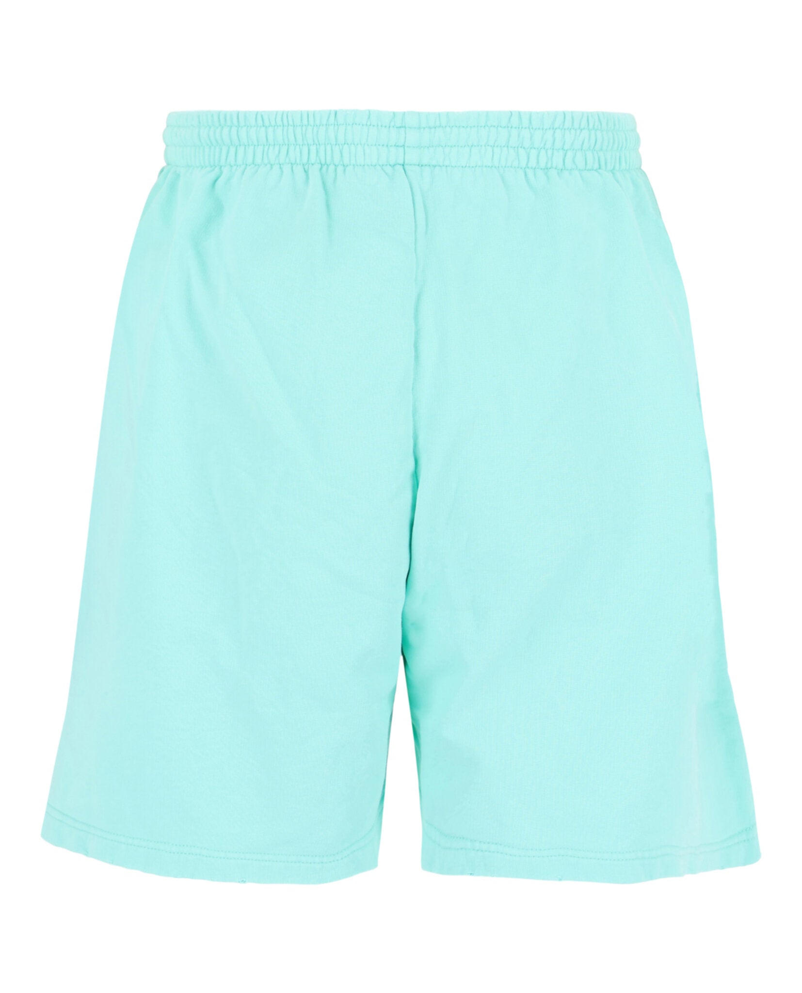 Balenciaga Mens Logo-Detail Embroidered Sweat Shorts