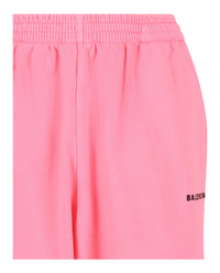 Balenciaga Womens Logo Print Sweat Shorts