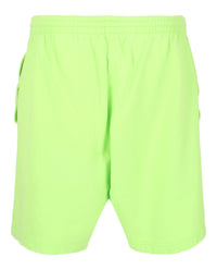 Balenciaga Mens Graphic Printed Sweat Shorts