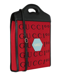 Gucci Womens Aria 100th Anniversary Embroidered Tote