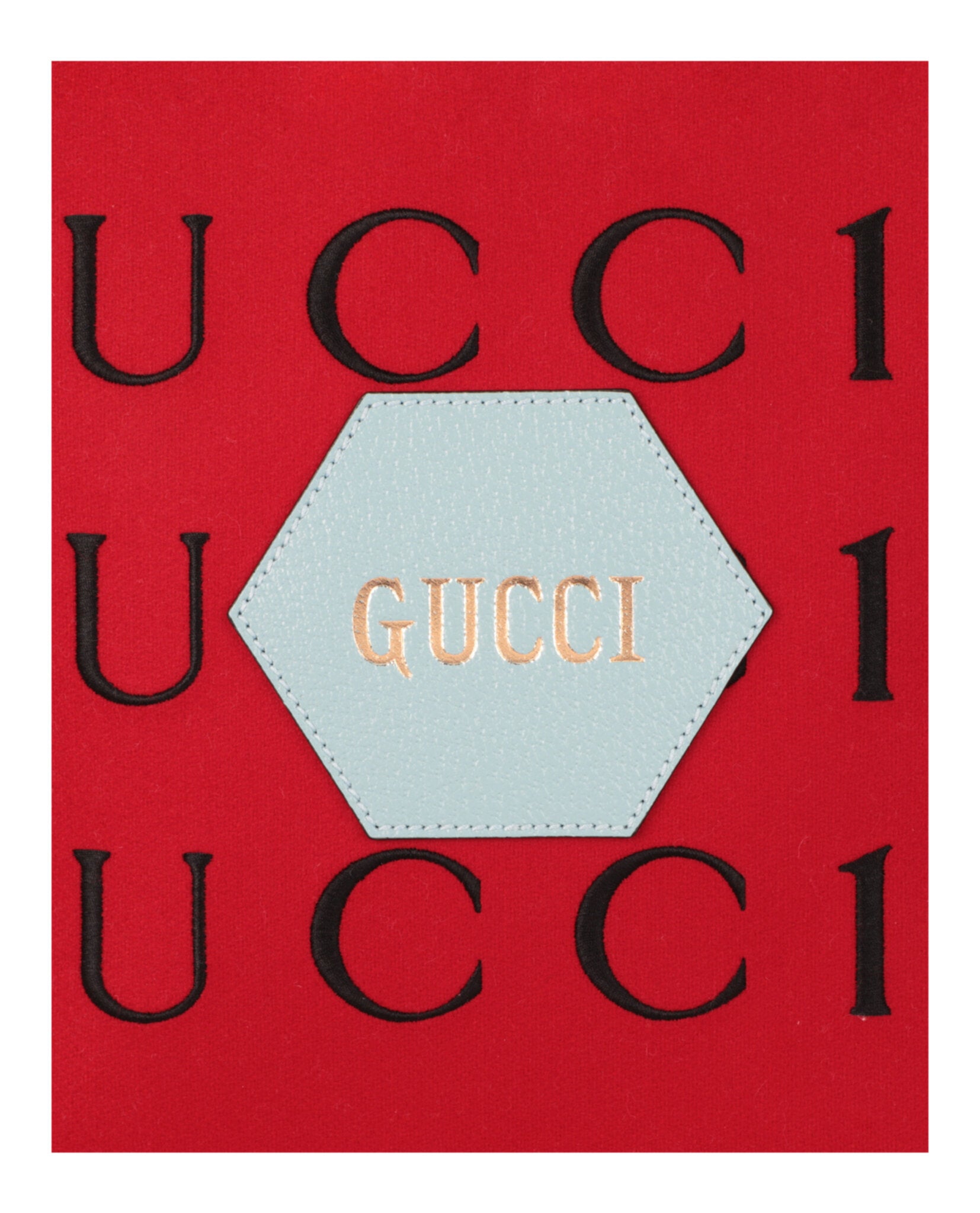 Gucci Womens Aria 100th Anniversary Embroidered Tote
