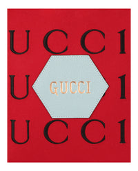 Gucci Womens Aria 100th Anniversary Embroidered Tote