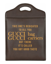 Gucci Womens Aria 100th Printed Anniversary Tote