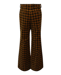 Gucci Mens Horsebit Print Flared Leg Pants