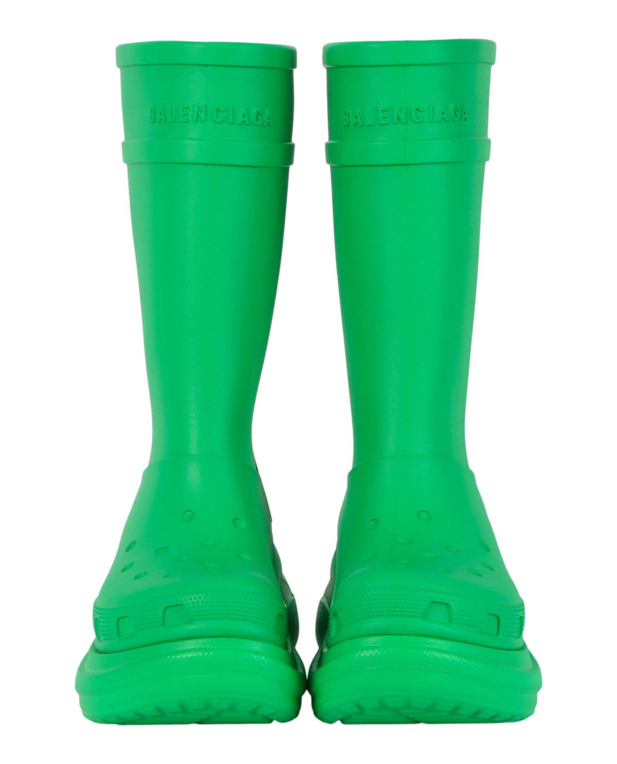 Balenciaga Mens x Crocs Rubber Boots