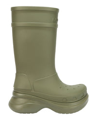 Balenciaga Mens x Crocs Rubber Boots