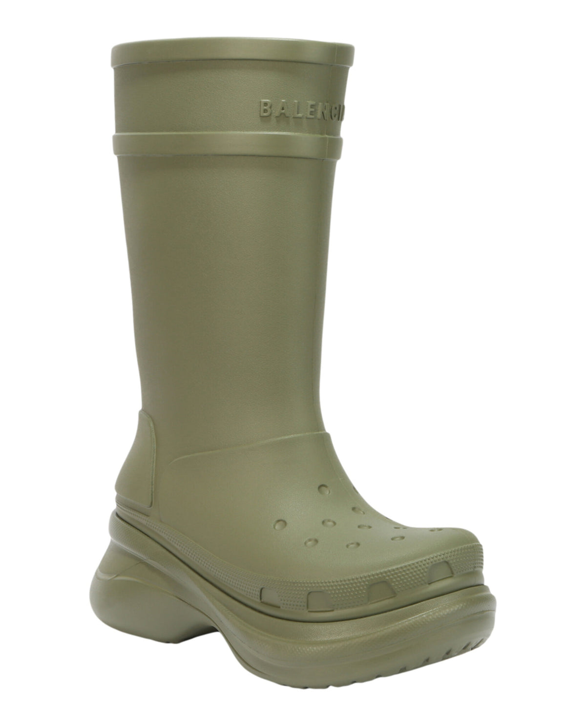Balenciaga Mens x Crocs Rubber Boots