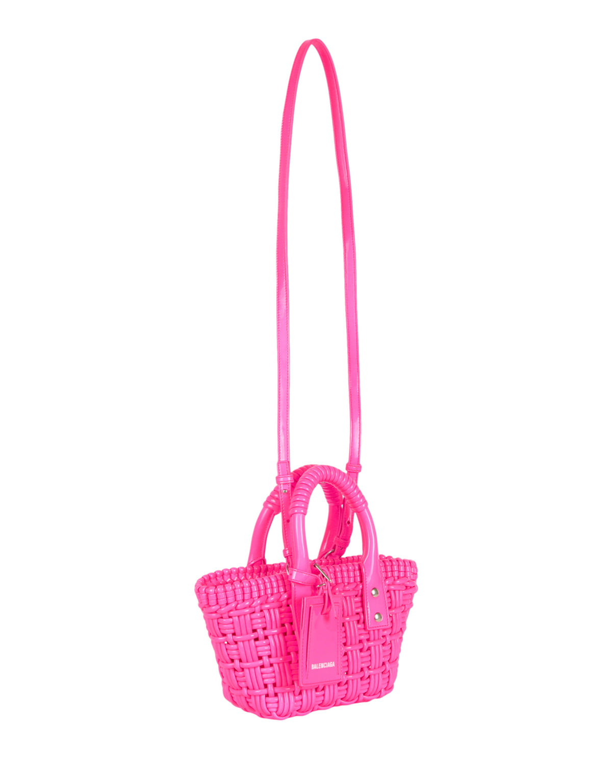 Balenciaga Womens Xs Bistro Basket Bag