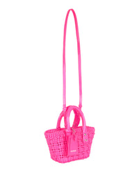 Balenciaga Womens Xs Bistro Basket Bag