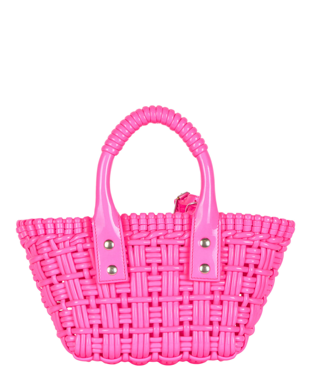 Balenciaga Womens Xs Bistro Basket Bag