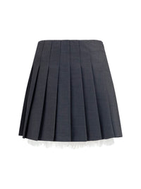 SELF-PORTRAIT Self-Portrait Women Pleated Mini Skirt