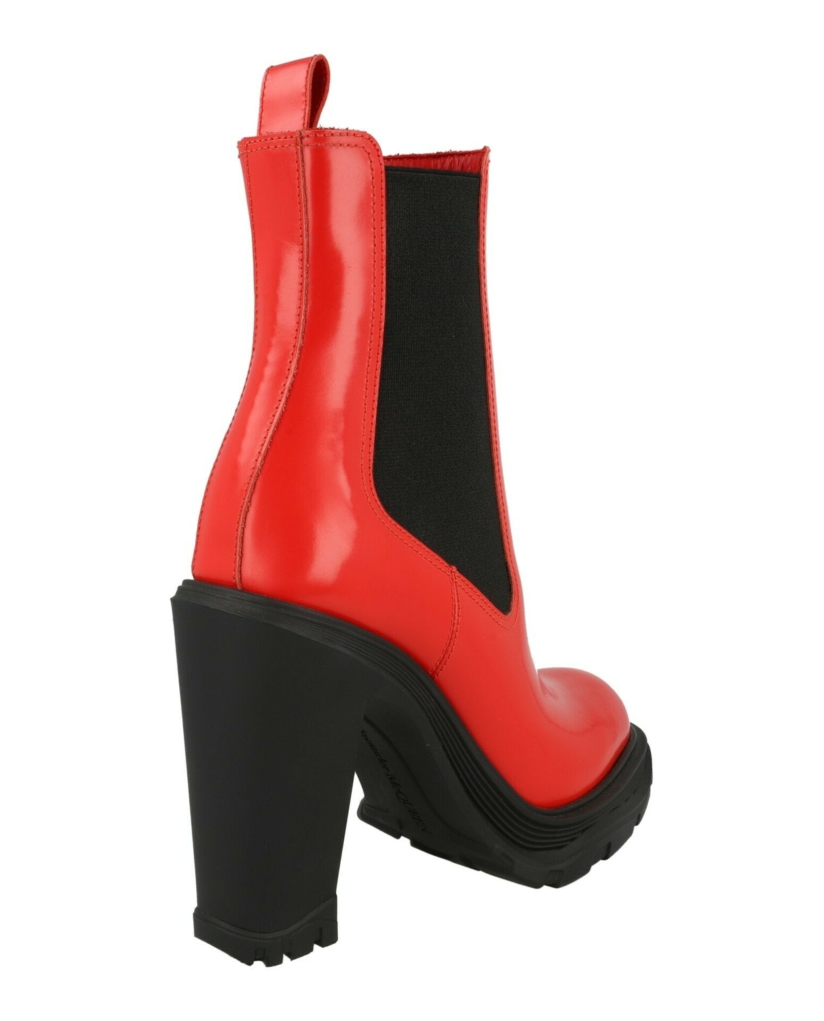 Alexander McQueen Womens Tread Heeled Chelsea Boots