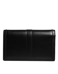 Versace Black Calfskin Leather Chain Strap Shoulder Crossbody Women's Bag