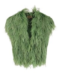 Gucci Mens Ostrich Feather Vest