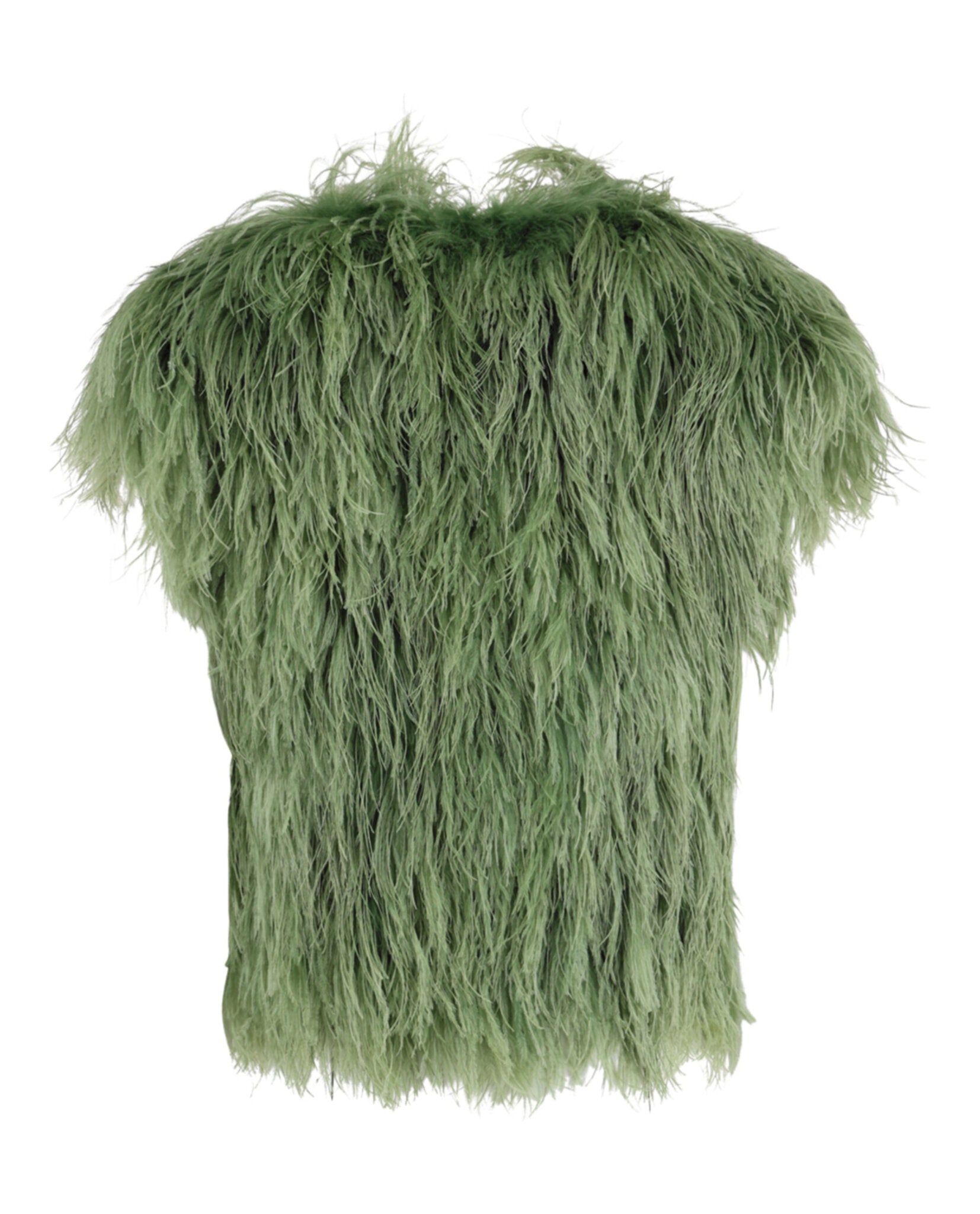 Gucci Mens Ostrich Feather Vest