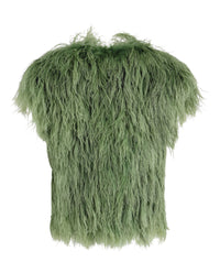 Gucci Mens Ostrich Feather Vest