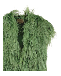 Gucci Mens Ostrich Feather Vest