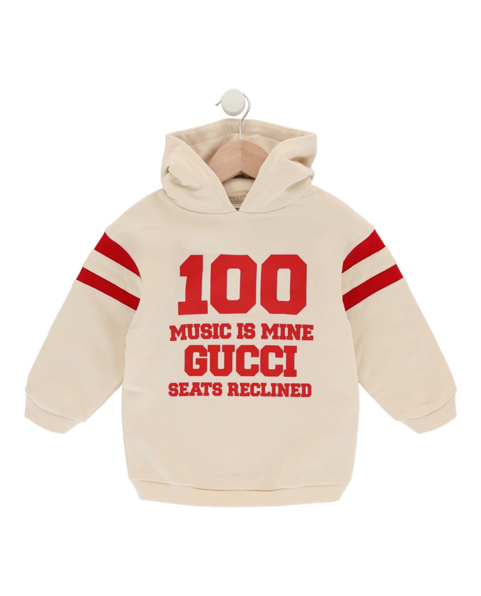 Gucci Unisex-Child Music Is Mine Hoodie 6 - 9 M White