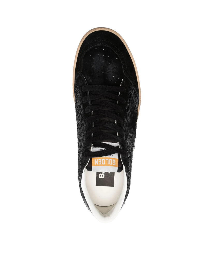 Golden Goose Deluxe Brand Women Sneakers Ball-Star In Suede E Glitter