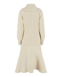 Alexander McQueen Alexander McQueen Womens Ribbed Wool Cardigan Coat