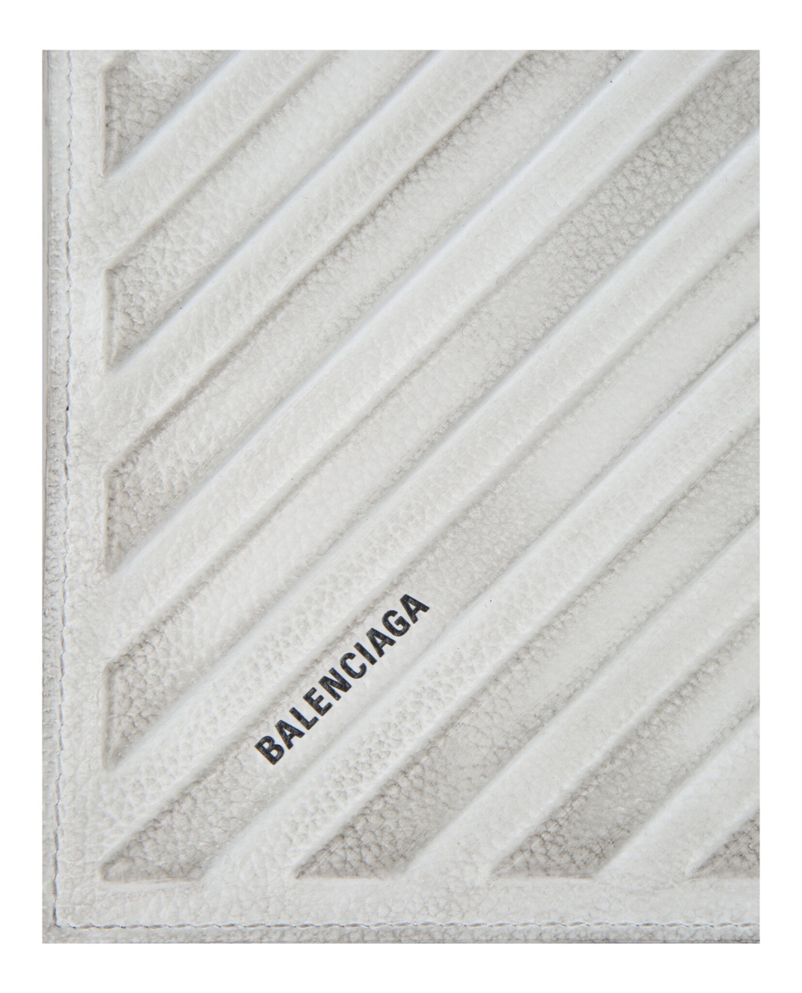 Balenciaga Mens Distressed Grained Calfskin Embossed Car Flap Bag