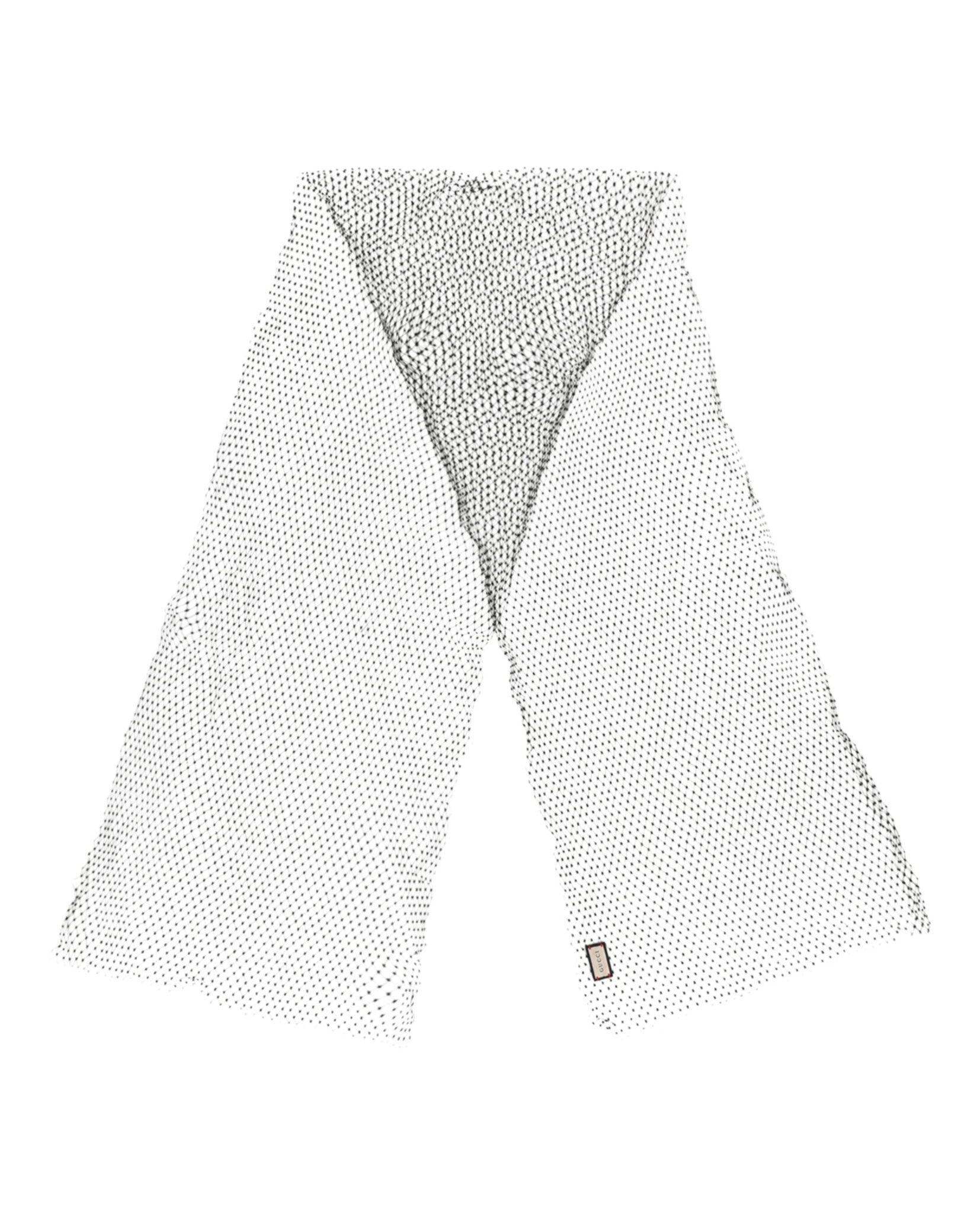 Gucci Womens Crystal Embellished Fishnet Shawl