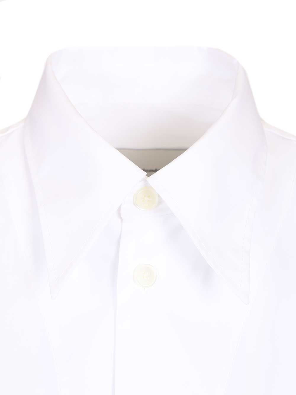 Ami Women Short-Sleeved Poplin Shirt