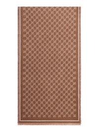 Gucci Gucci Women Double Side "Gg" Wool Scarf