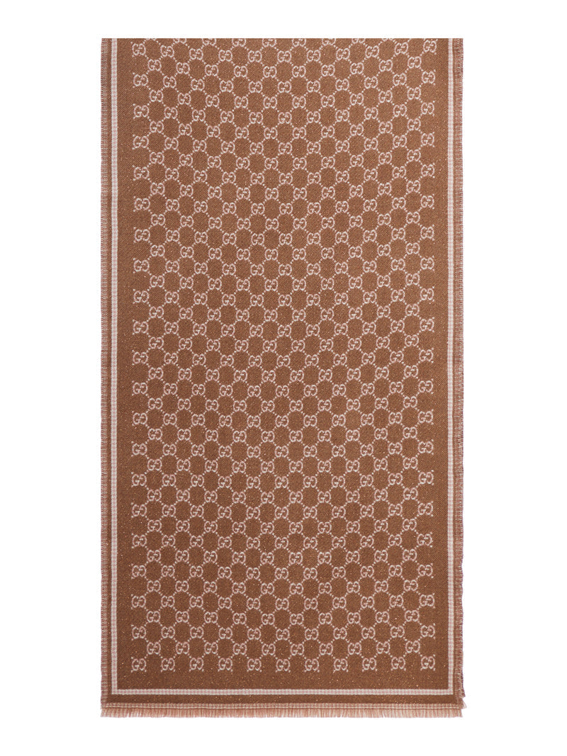 Gucci Gucci Women Double Side "Gg" Wool Scarf