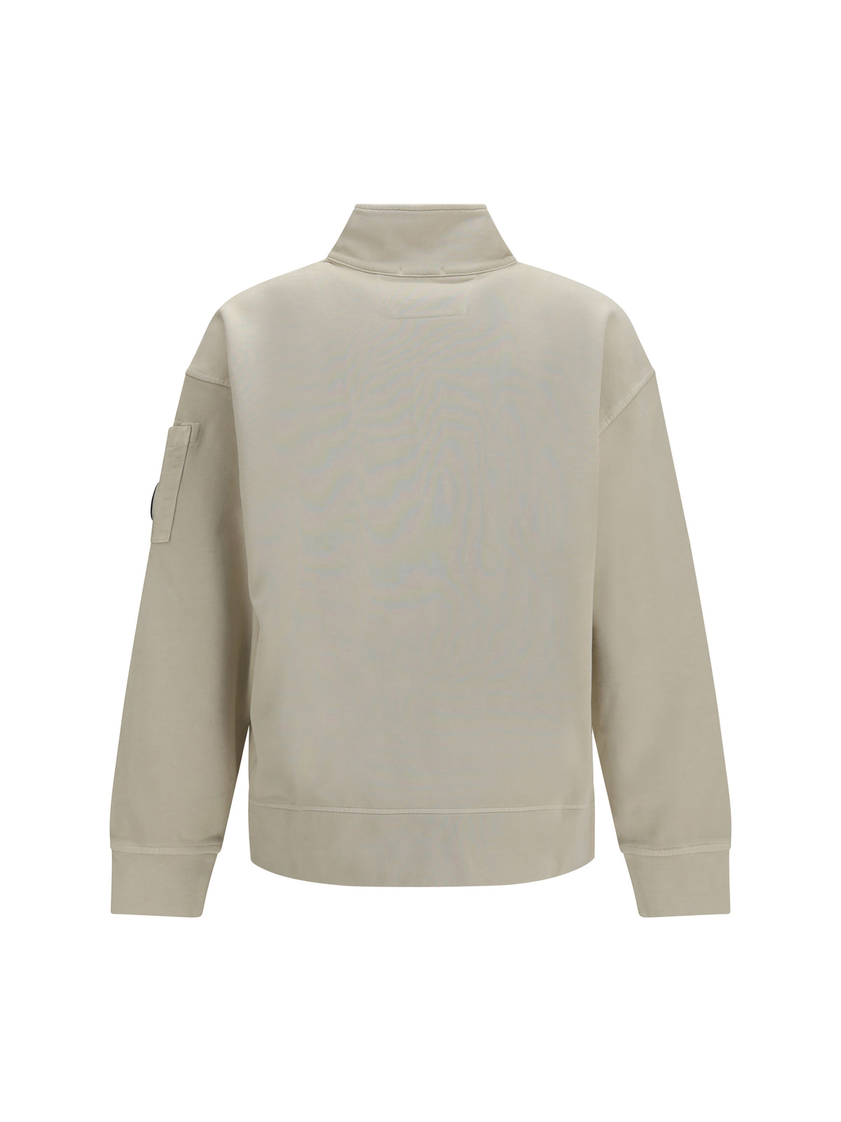 C.P. Company Men Brushed And Sueded Diagonal-Weave Cotton Fleece Sweatshirt