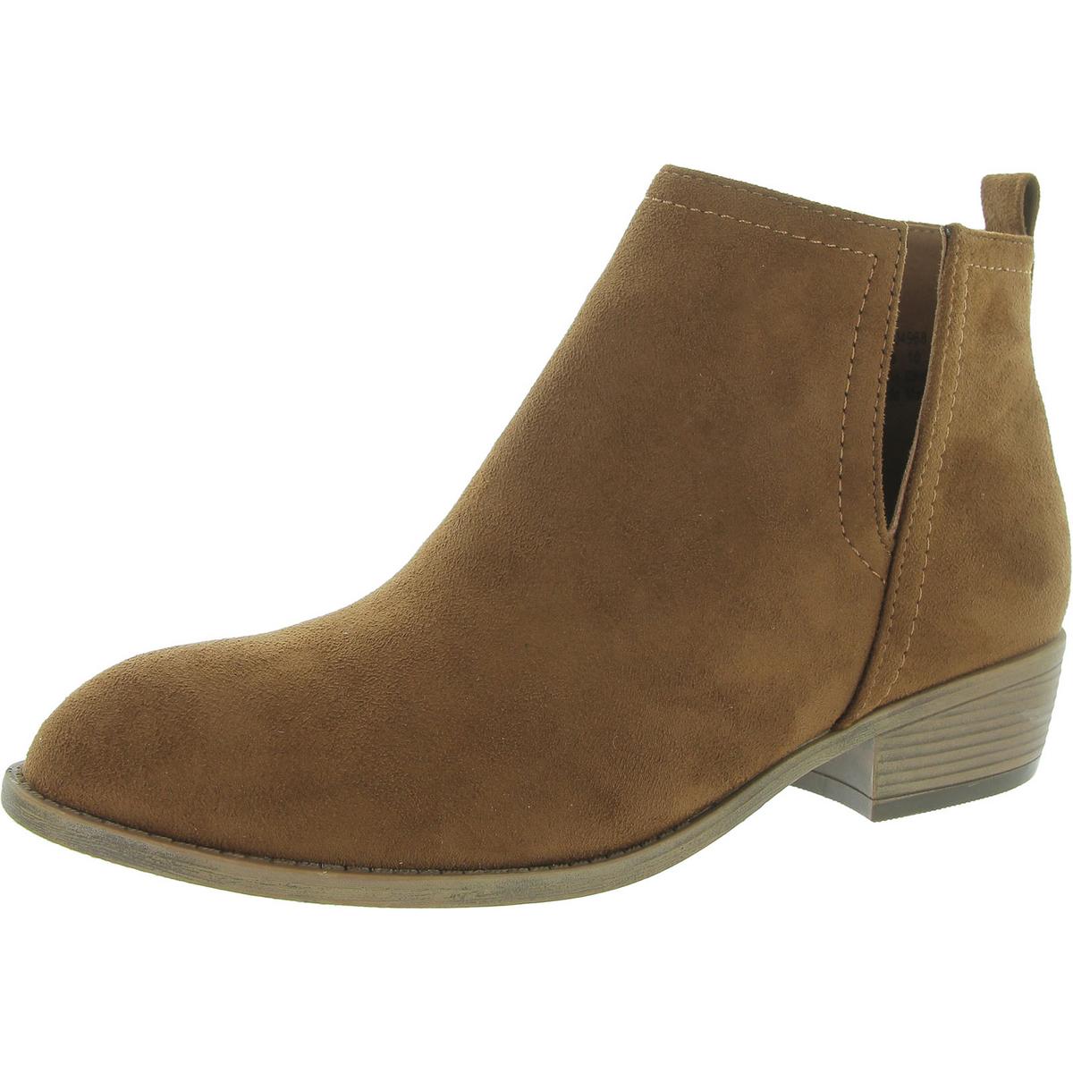 Womens Slip On Laceless Booties