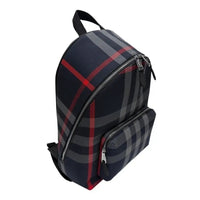 Burberry Men's Jeff Canvas Backpack, Navy/Grey IP Check