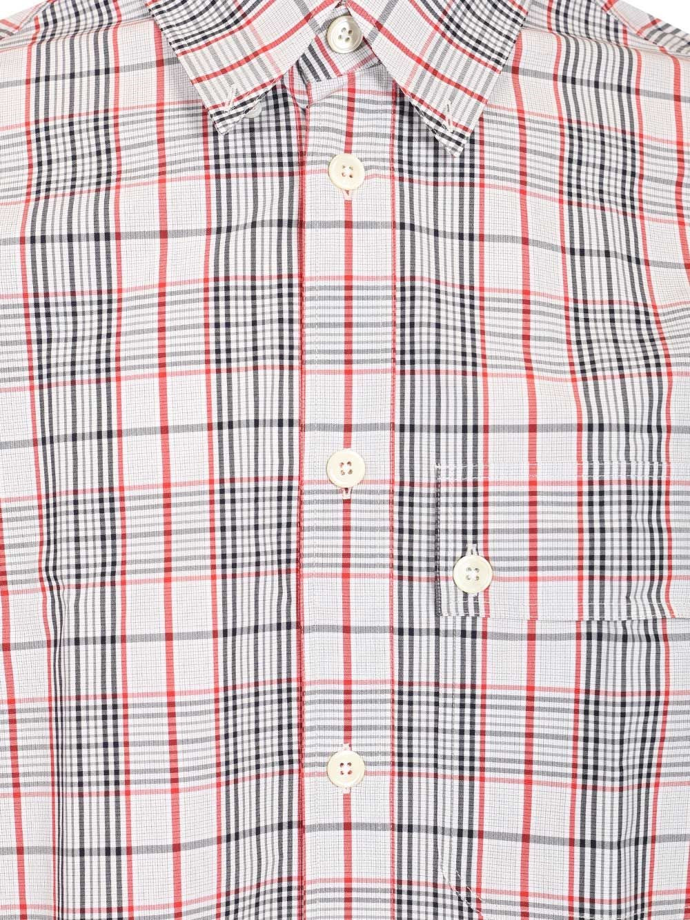 Thom Browne Men Oversized Cotton Poplin Shirt