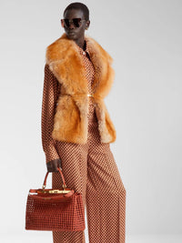 Fendi Women Shearling Scarf
