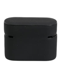 Dolce & Gabbana Dolce & Gabbana Black Yellow Silicone Embossed Logo Airpods Men's Case