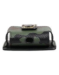 Dolce & Gabbana Dolce & Gabbana Multicolor Camouflage Leather Airpods Men's Case