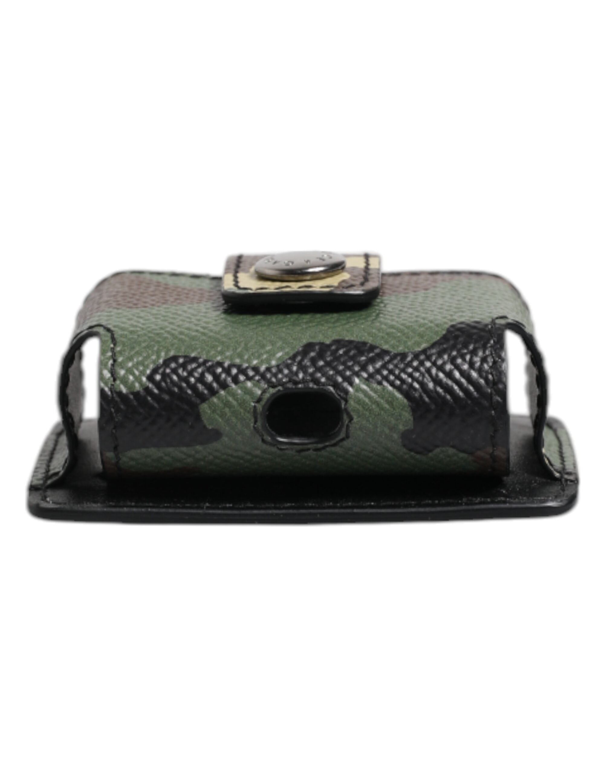 Dolce & Gabbana Dolce & Gabbana Multicolor Camouflage Leather Airpods Men's Case