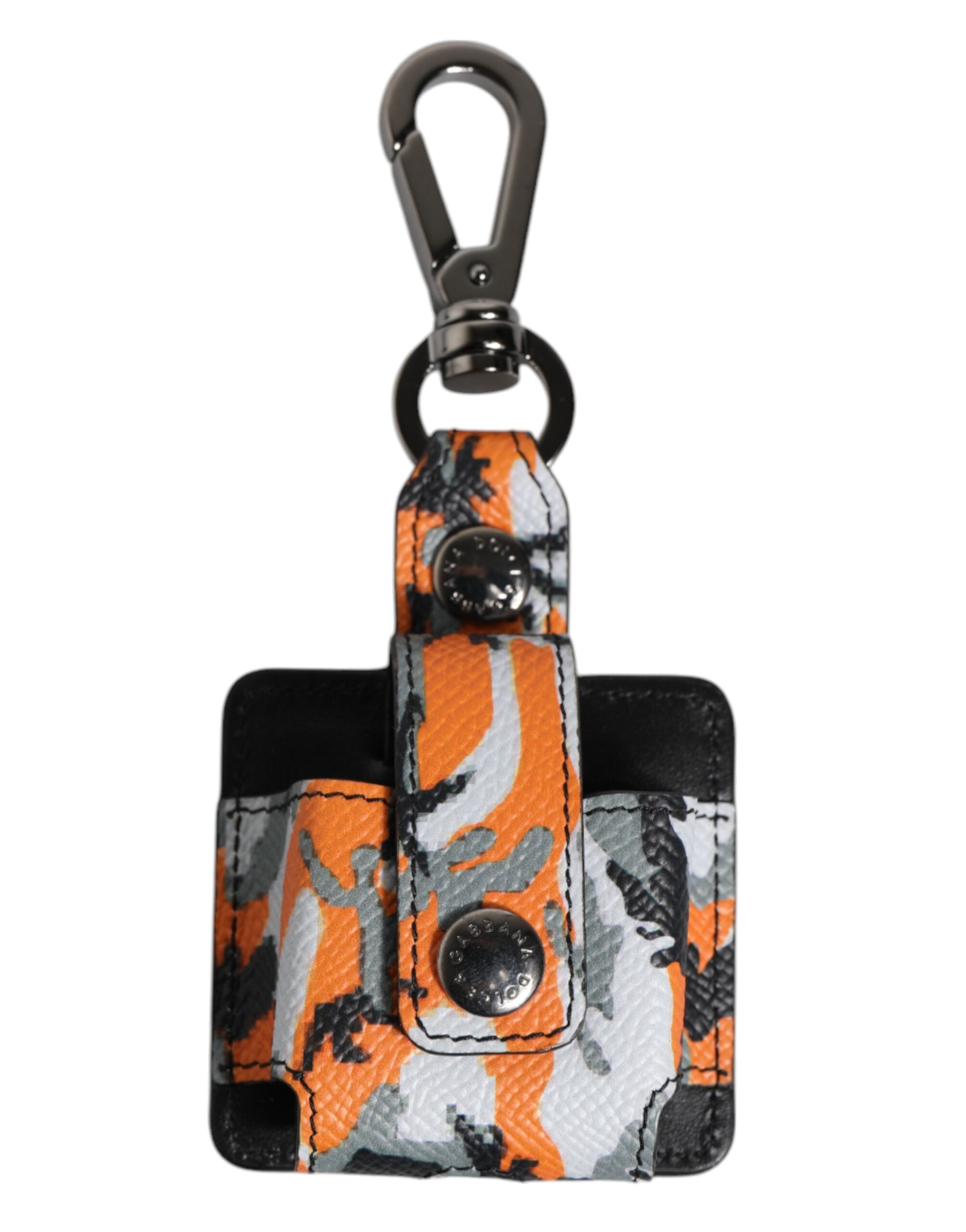 Dolce & Gabbana Dolce & Gabbana Multicolor Camouflage Leather Airpods Men's Case